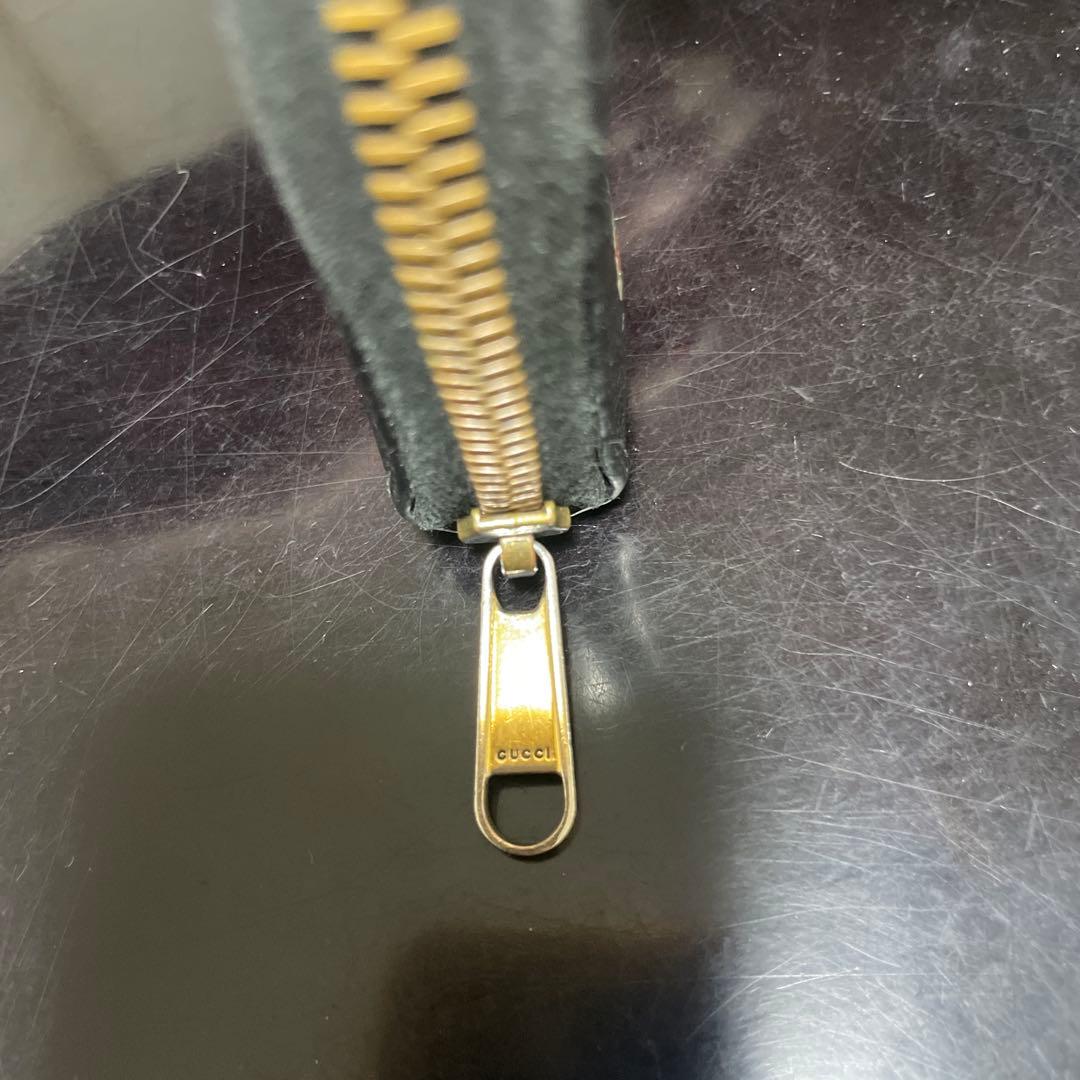 美品 GUCCI レザーケース ブラック