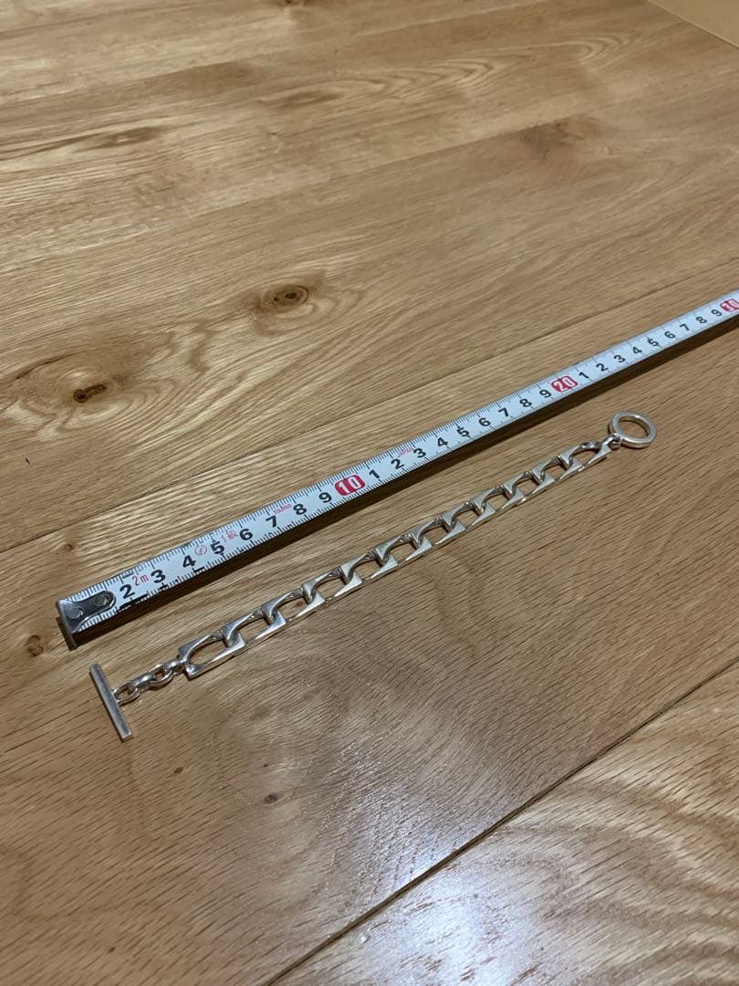 old gucci ヴィンテージ　シルバー925 ブレスレット　スクエア