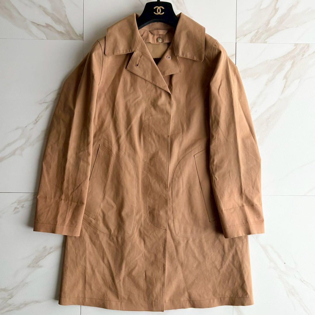 人気◆マッキントッシュロンドン ライナー付き ステンカラー コート ゴム引き S