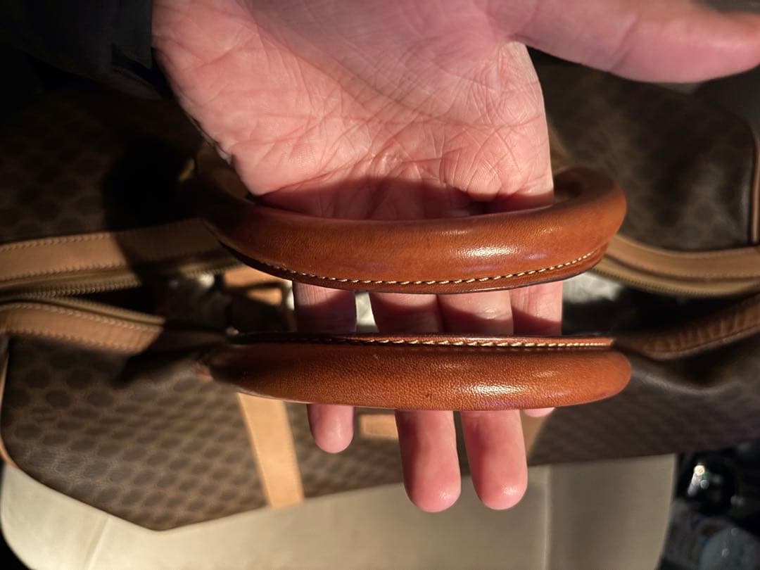 セリーヌ　ブラウン ダッフルバッグ 中型