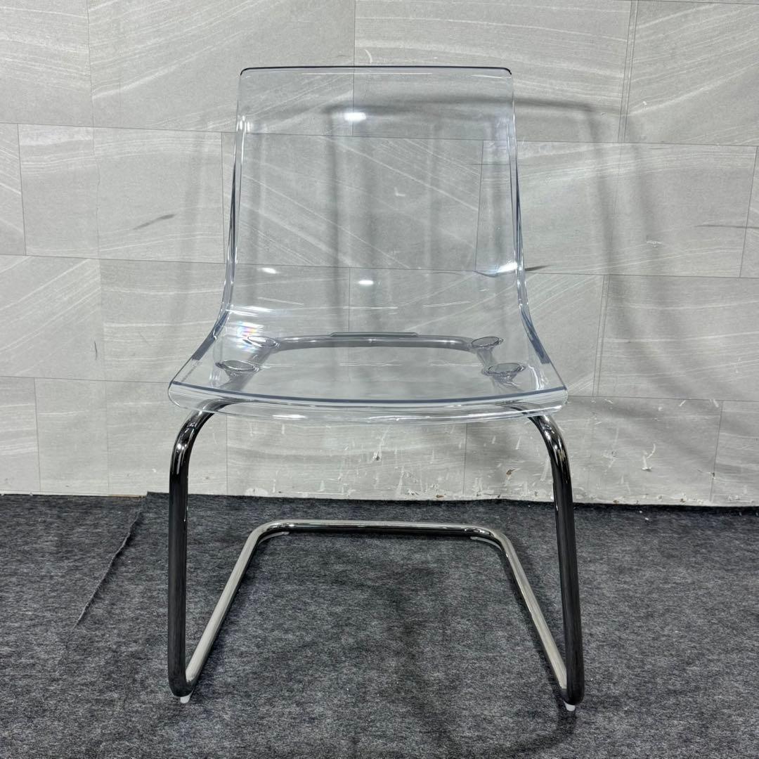 IKEA チェア トービアス 透明 ダイニング クリア TOBIAS d5105