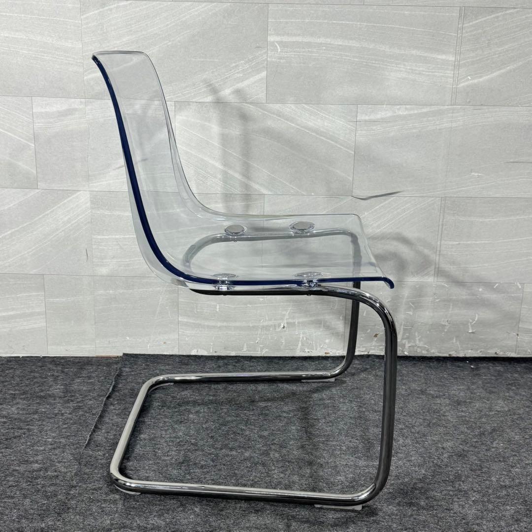 IKEA チェア トービアス 透明 ダイニング クリア TOBIAS d5105