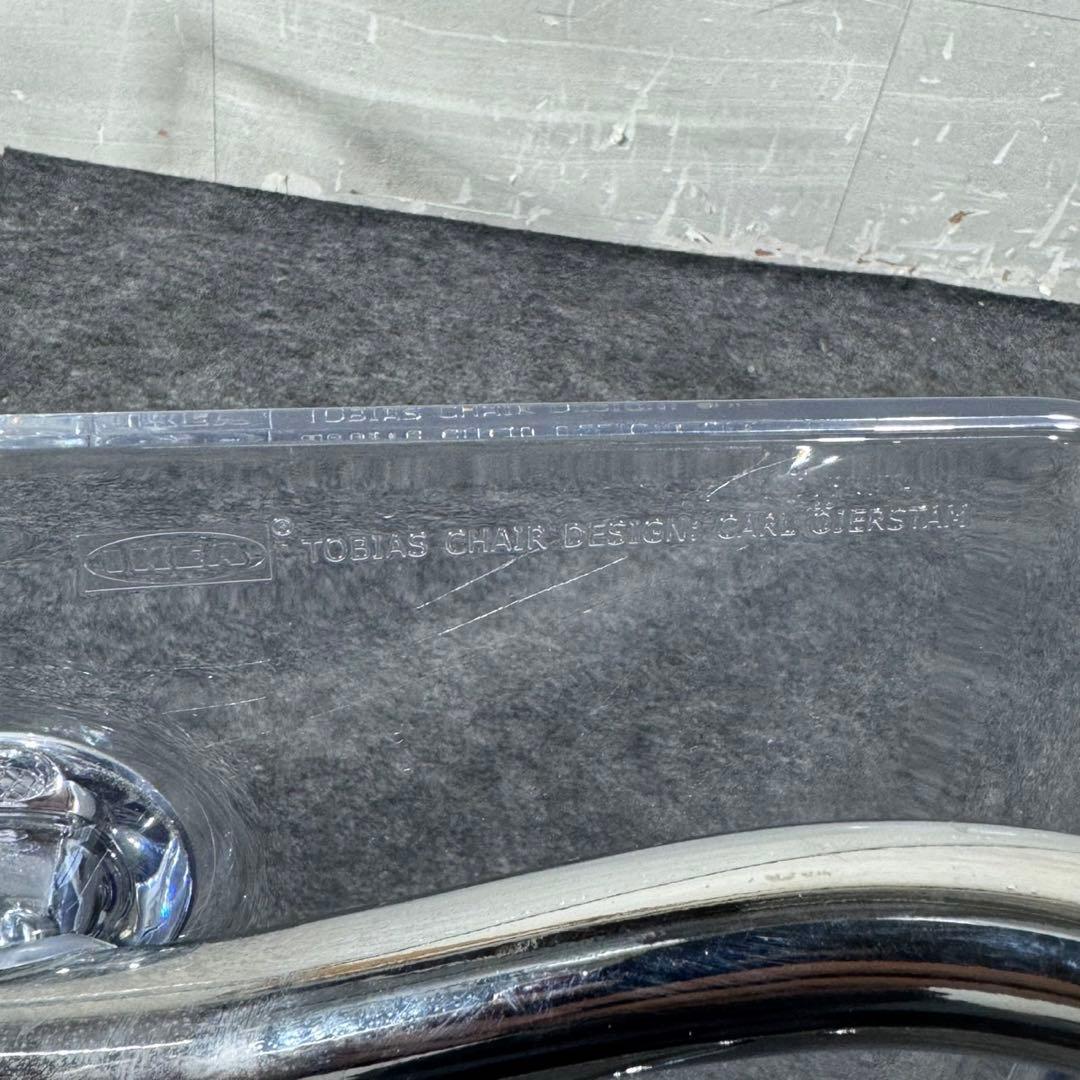 IKEA チェア トービアス 透明 ダイニング クリア TOBIAS d5105