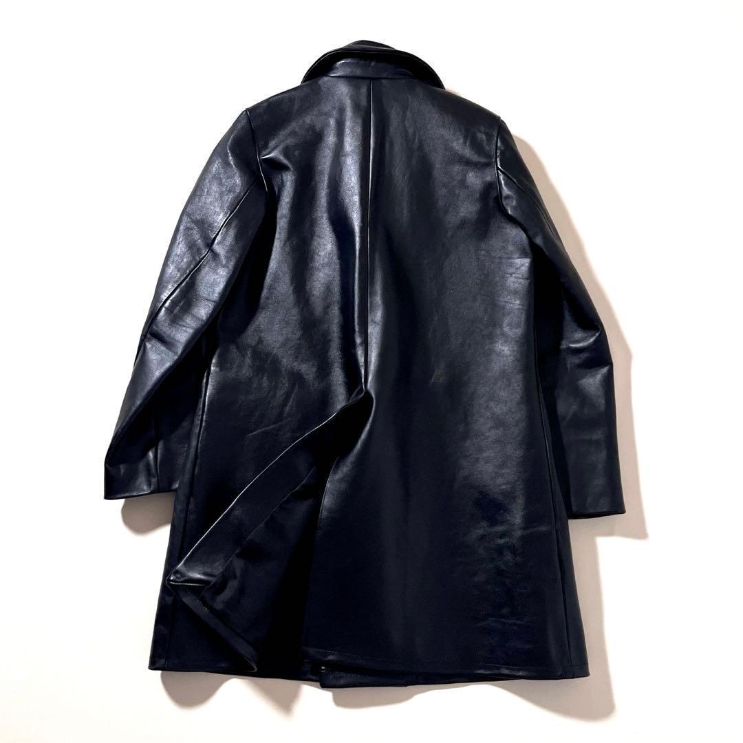 【美品】A.P.C.　レザー コート　ダブル　ブラック　黒　Mサイズ　アーカイブ