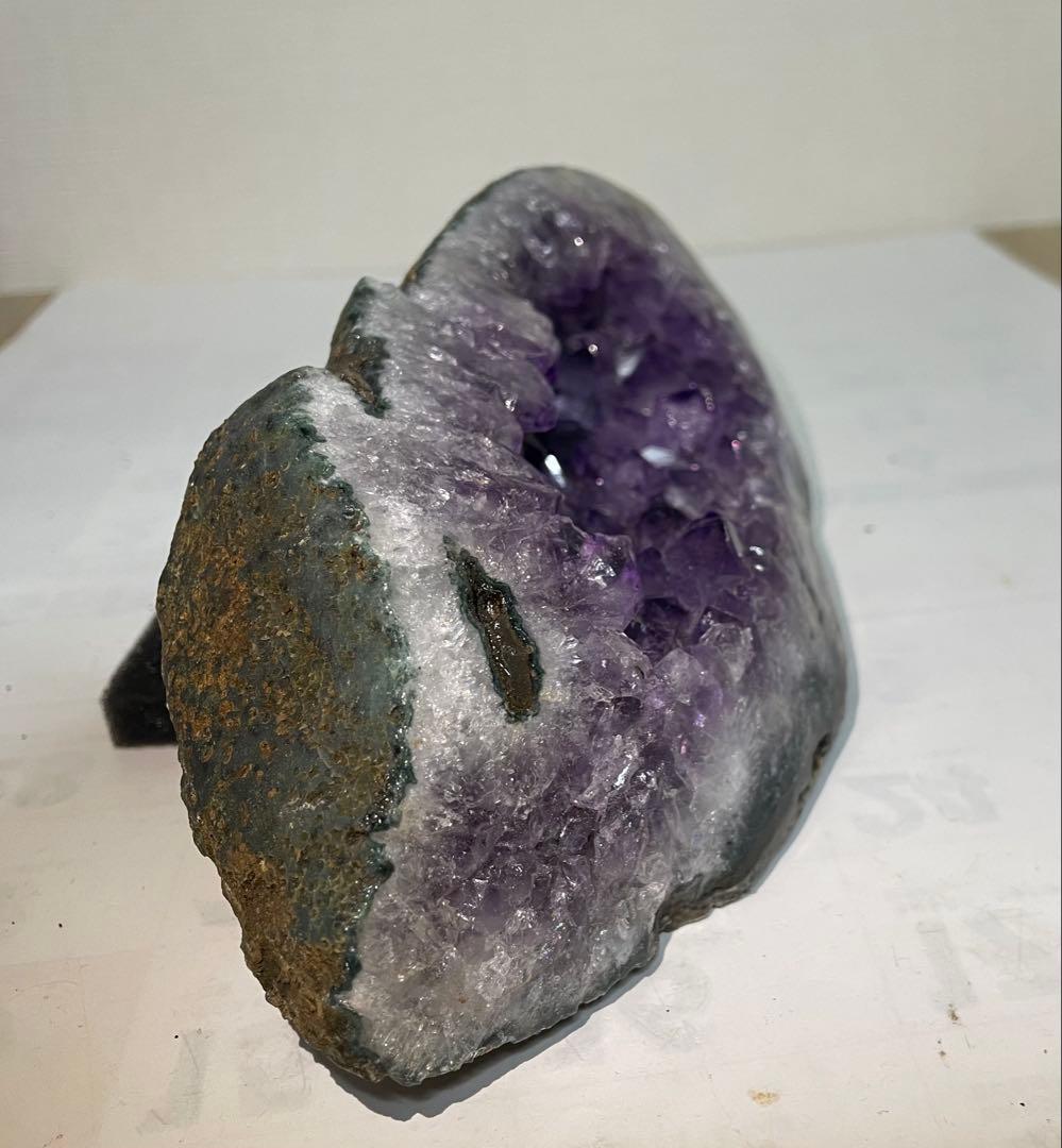 アメジストドーム 紫水晶 マネーボックス 浄化 パワーストーン 約1.1キロ