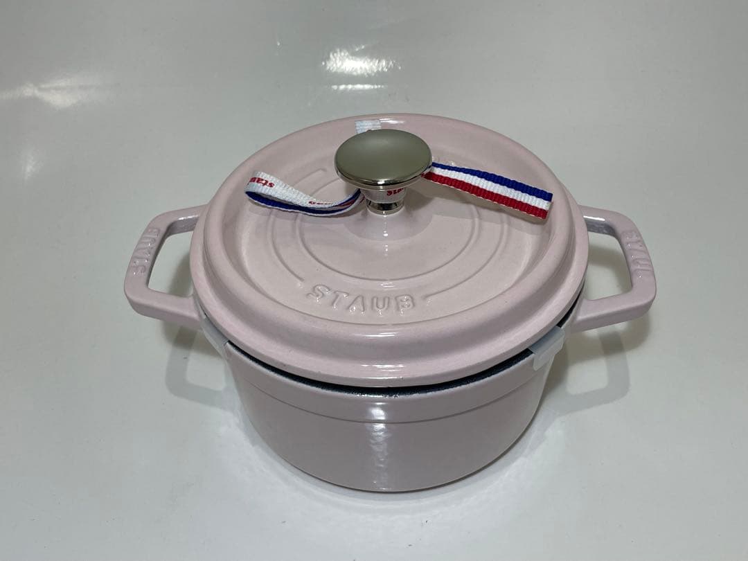 ＊ma＊【新品】ストウブ　ココット 16cm ソルベローズ