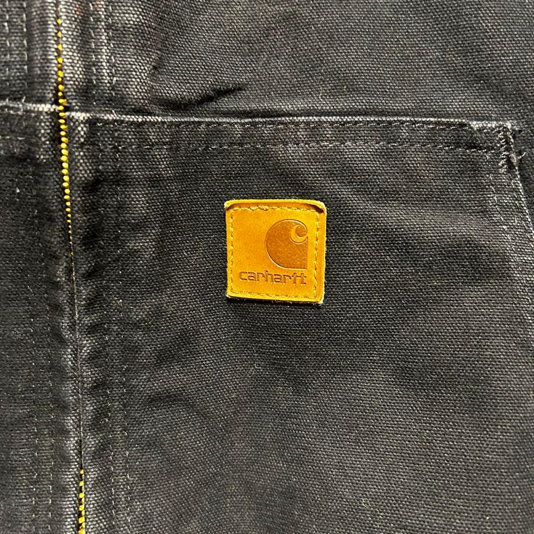 星条旗刺繍　カーハート　アクティブジャケット　企業ロゴ　トリコロール