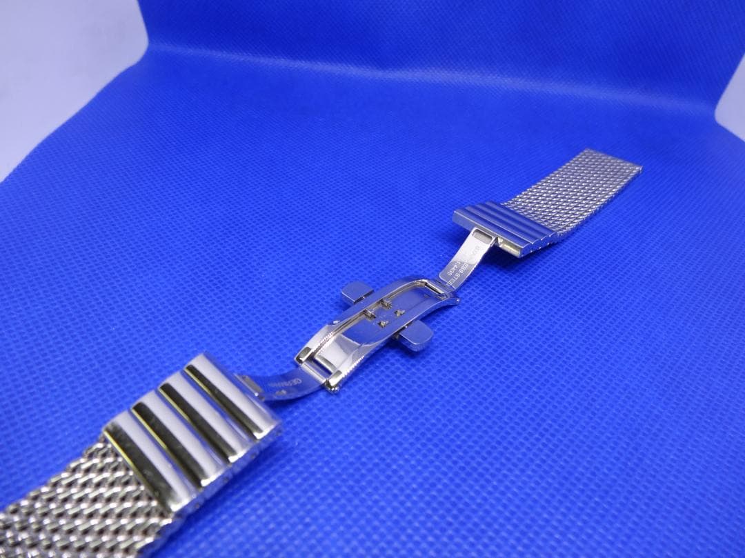 【ドイツ製】HERMANN STAIB プッシュ式 20mm ステンレス 時計