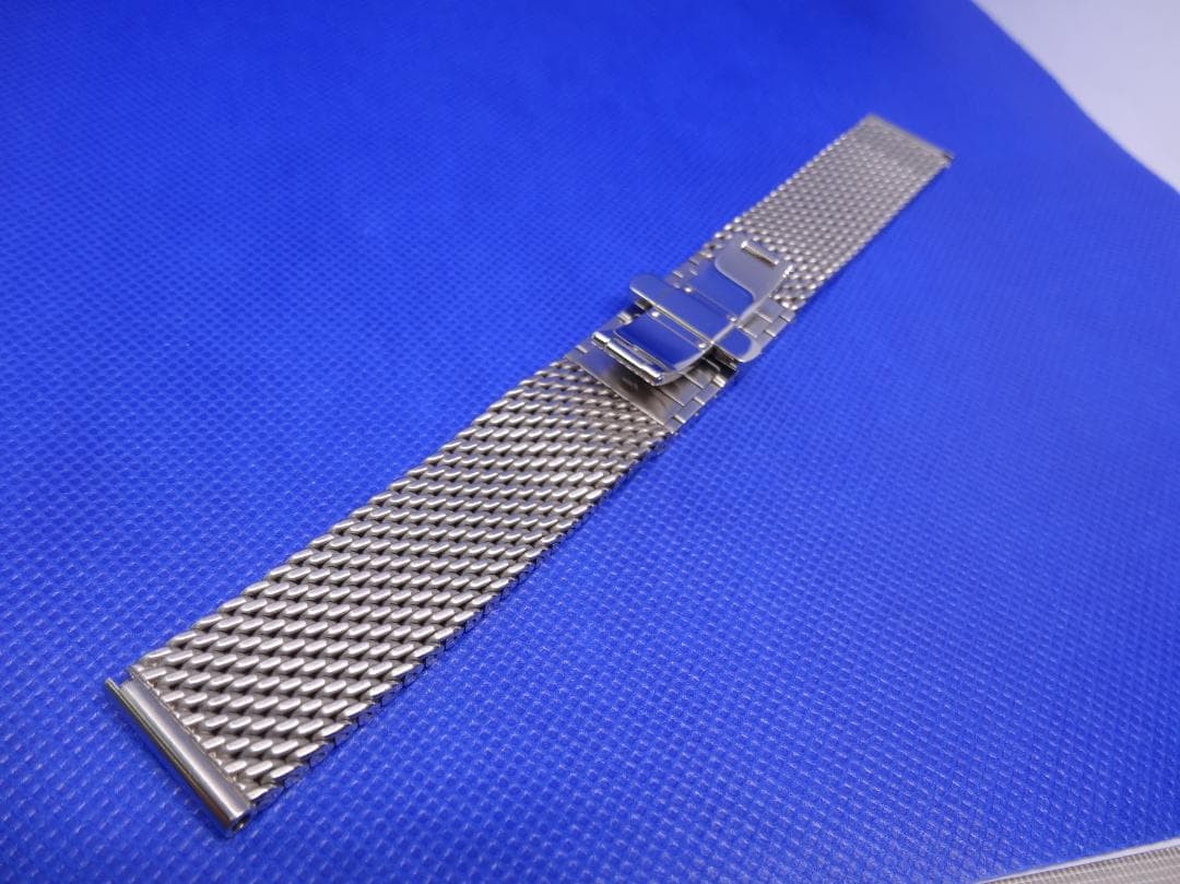 【ドイツ製】HERMANN STAIB プッシュ式 20mm ステンレス 時計