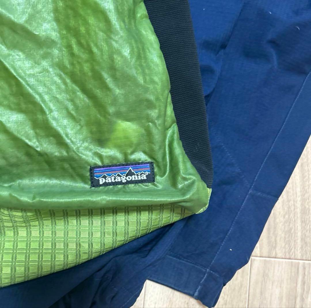 old patagonia パタゴニア　ブルーメッセンジャーバッグ　古着　y2k