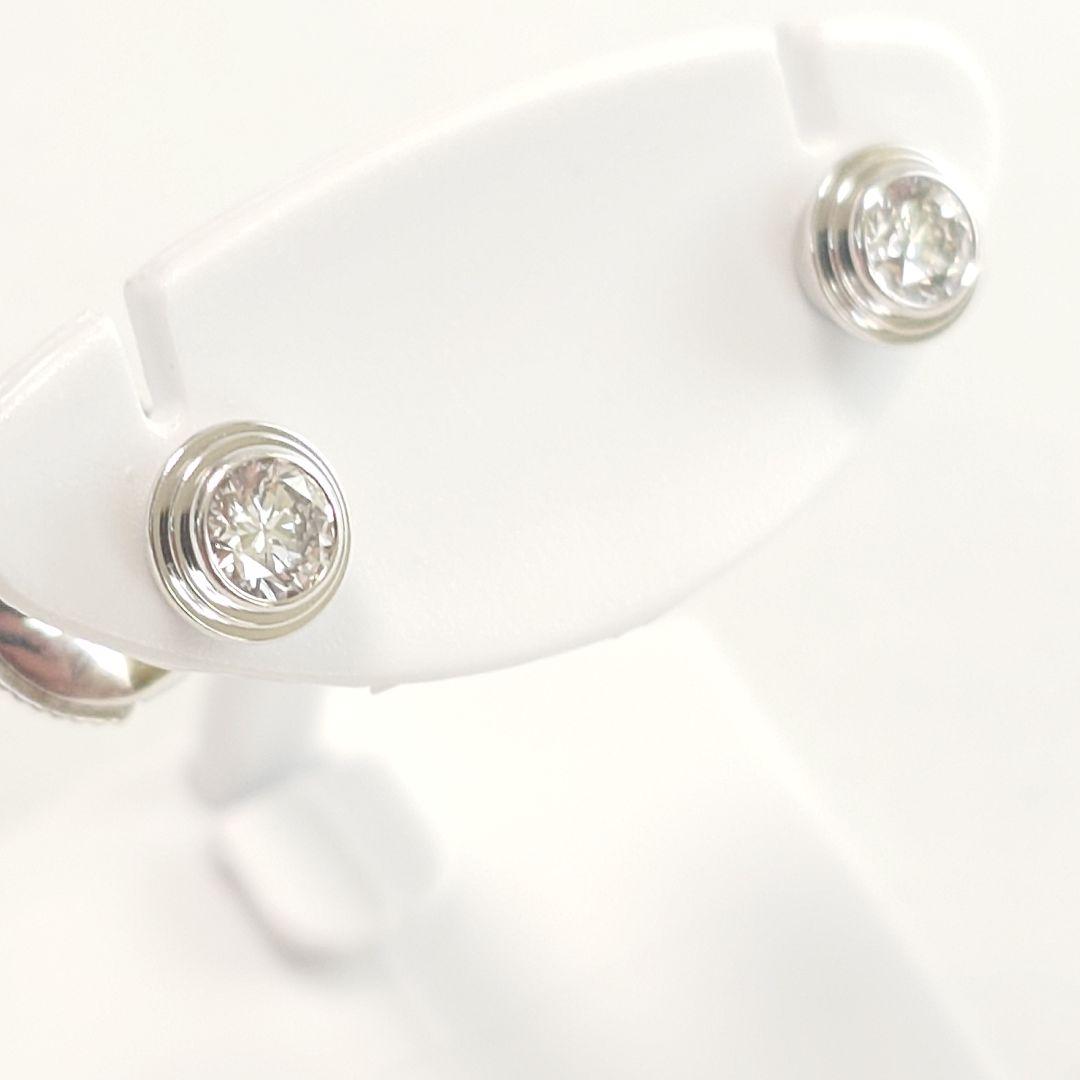 【美品】カルティエ ダムール ミディアム MM ピアス 6916