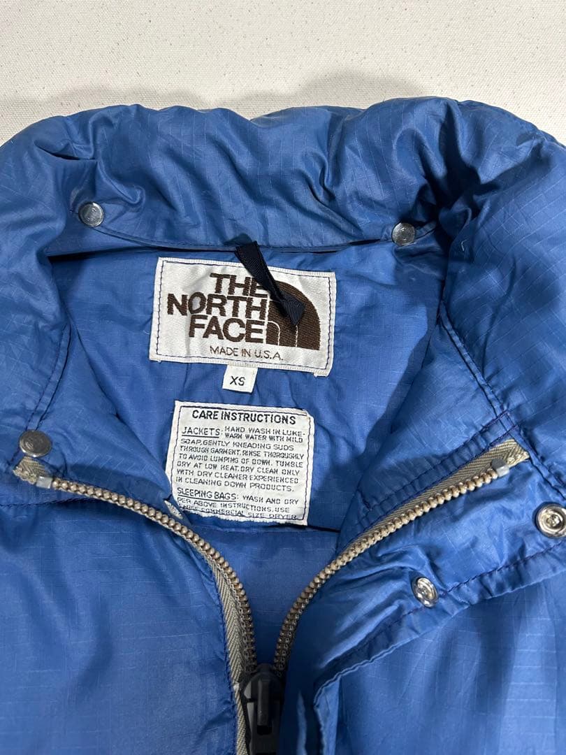 80s THE NORTH FACE 茶タグ　ダウンジャケット