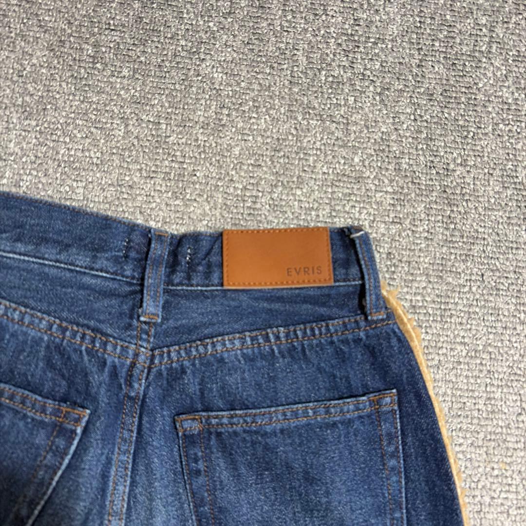 最終値下げ✨ 美品 人気 EVRIS エヴリス デニムボアブルゾン セットアップ