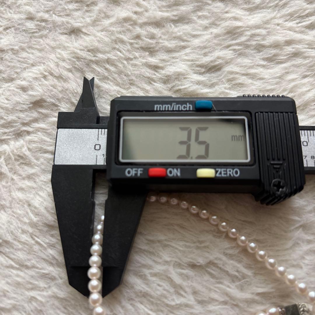 あこや ブレスレット 3連 本真珠 照りピンク系 約3.5mm 約18.5cm