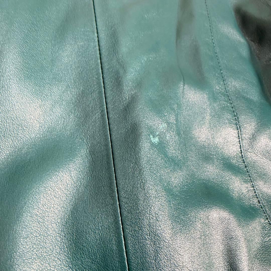 PIERRE BALMAIN ピエール バルマン ラムレザーコート 羊革 本革