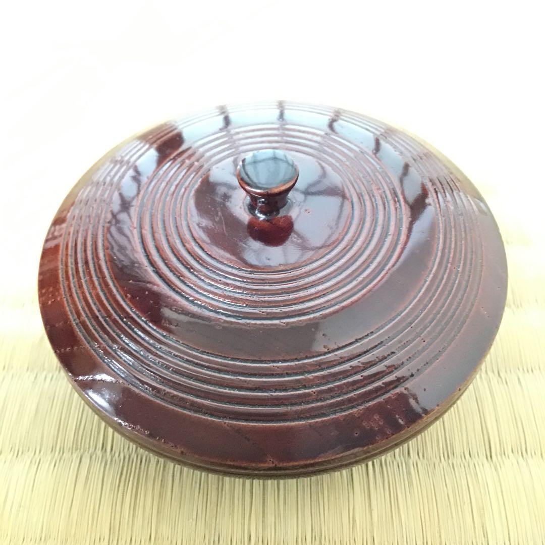 茶道具　香合　漆器　棒提灯型　木製　紙箱　S51KG