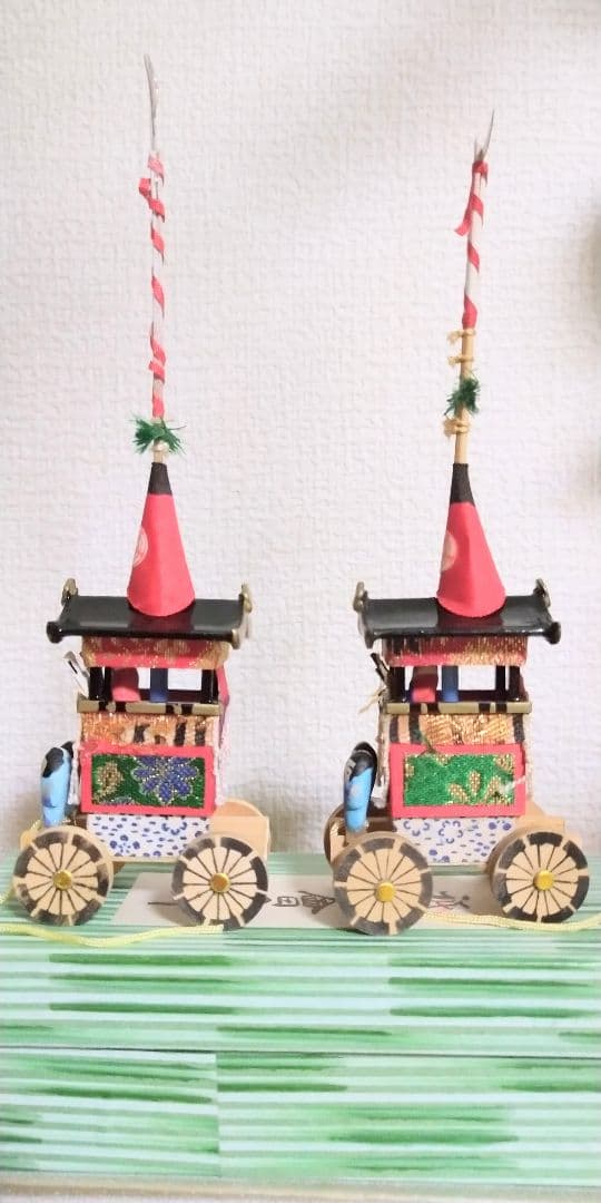 さち 祇園祭 長刀鉾、月鉾、鶏鉾 ミニチュア