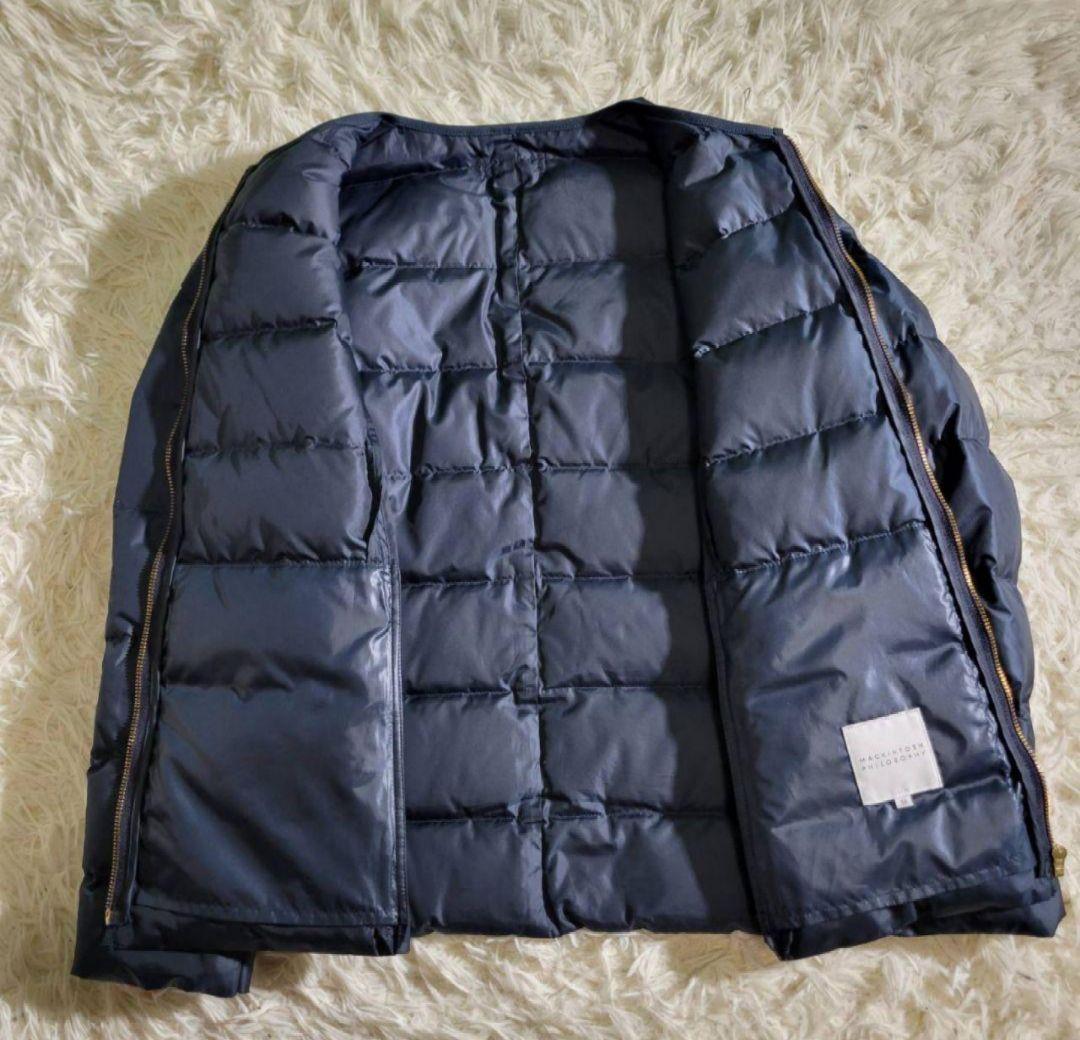 美品 マッキントッシュフィロソフィー フレンチダックダウン ノーカラー