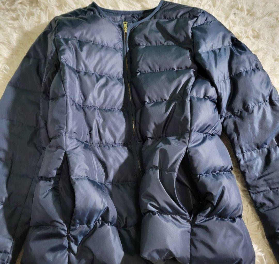 美品 マッキントッシュフィロソフィー フレンチダックダウン ノーカラー