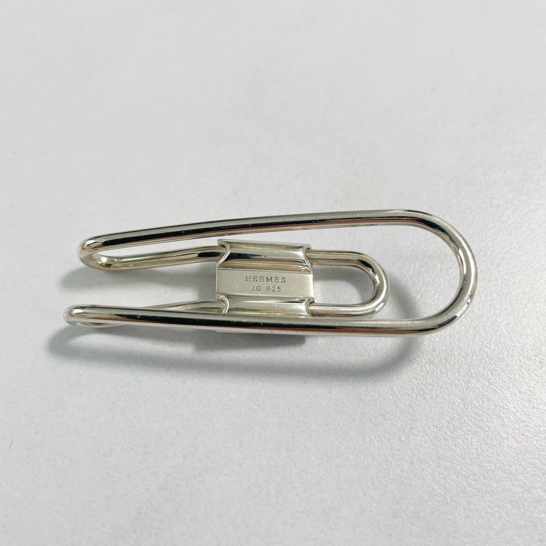 美品　HERMES　エルメス　カデナ　マネークリップ　シルバー925　小物