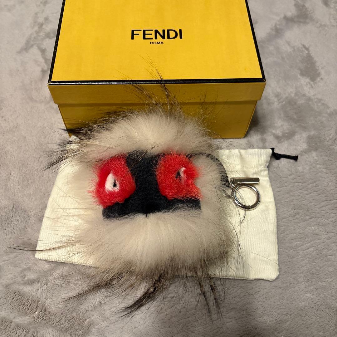 FENDI モンスターファーキーホルダー
