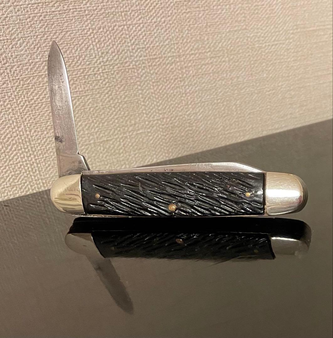 ハンマーブランド　2ブレイド　イコールエンド　アンティークナイフ