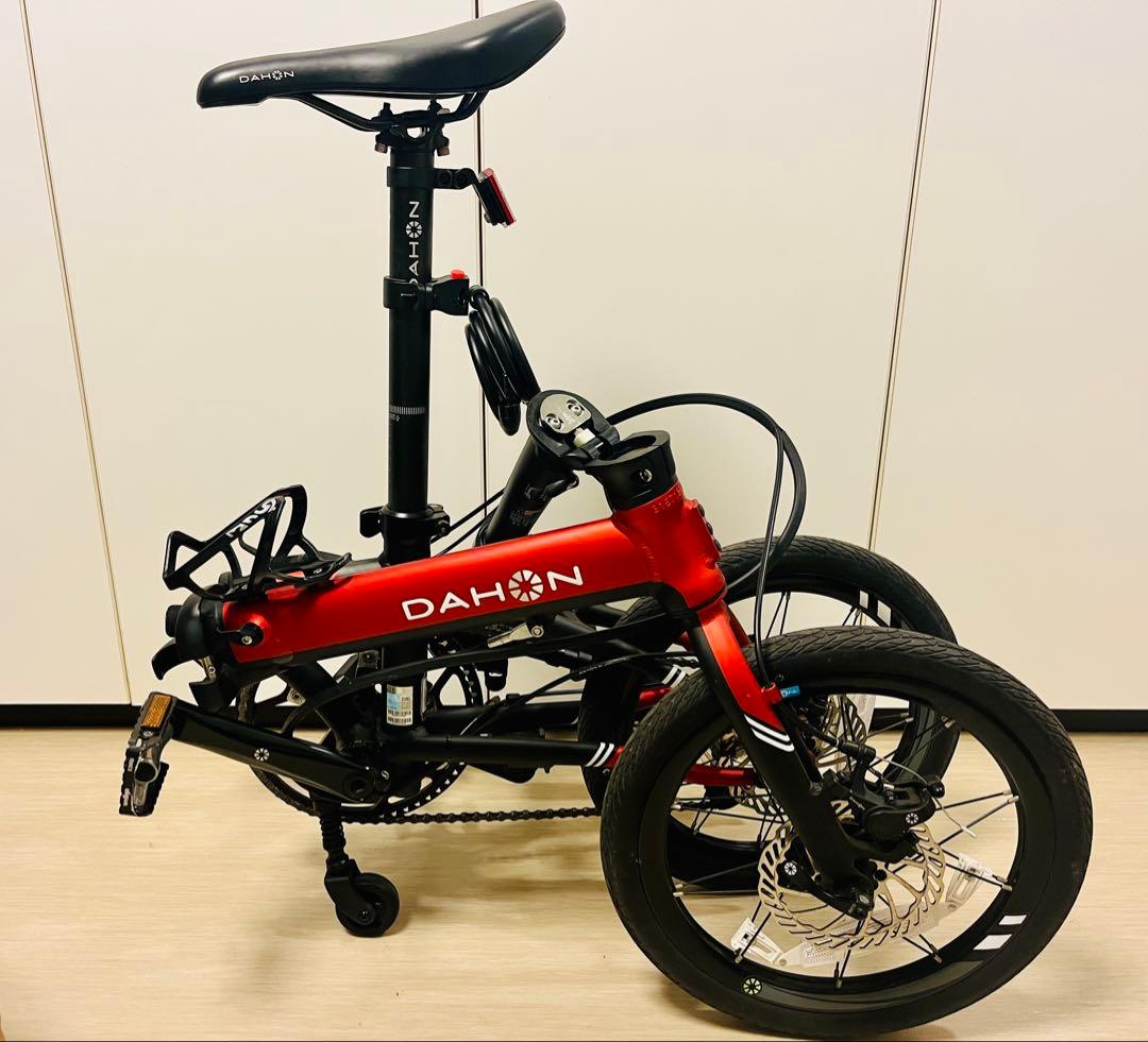 DAHON 折りたたみ自転車 9速 レッド K3 P lus