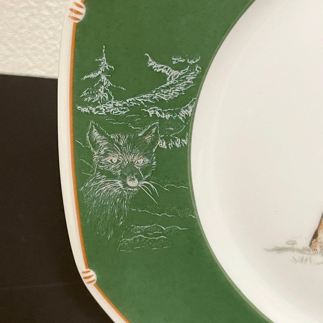 エルメスHERMES八角プレート 犬シリーズ ポインター フォックステリア 2枚