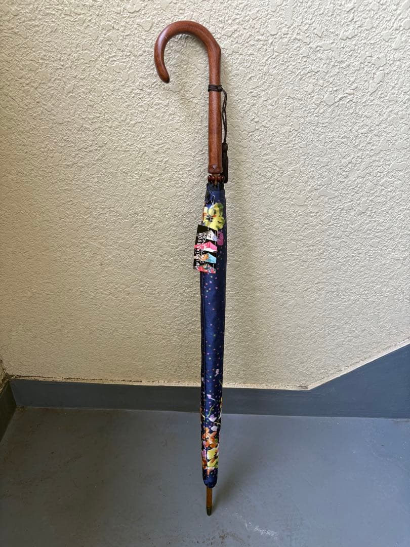 3連休お値下げ！PaulSmith 長傘　雨傘　ネイビーカラー骨ブルー