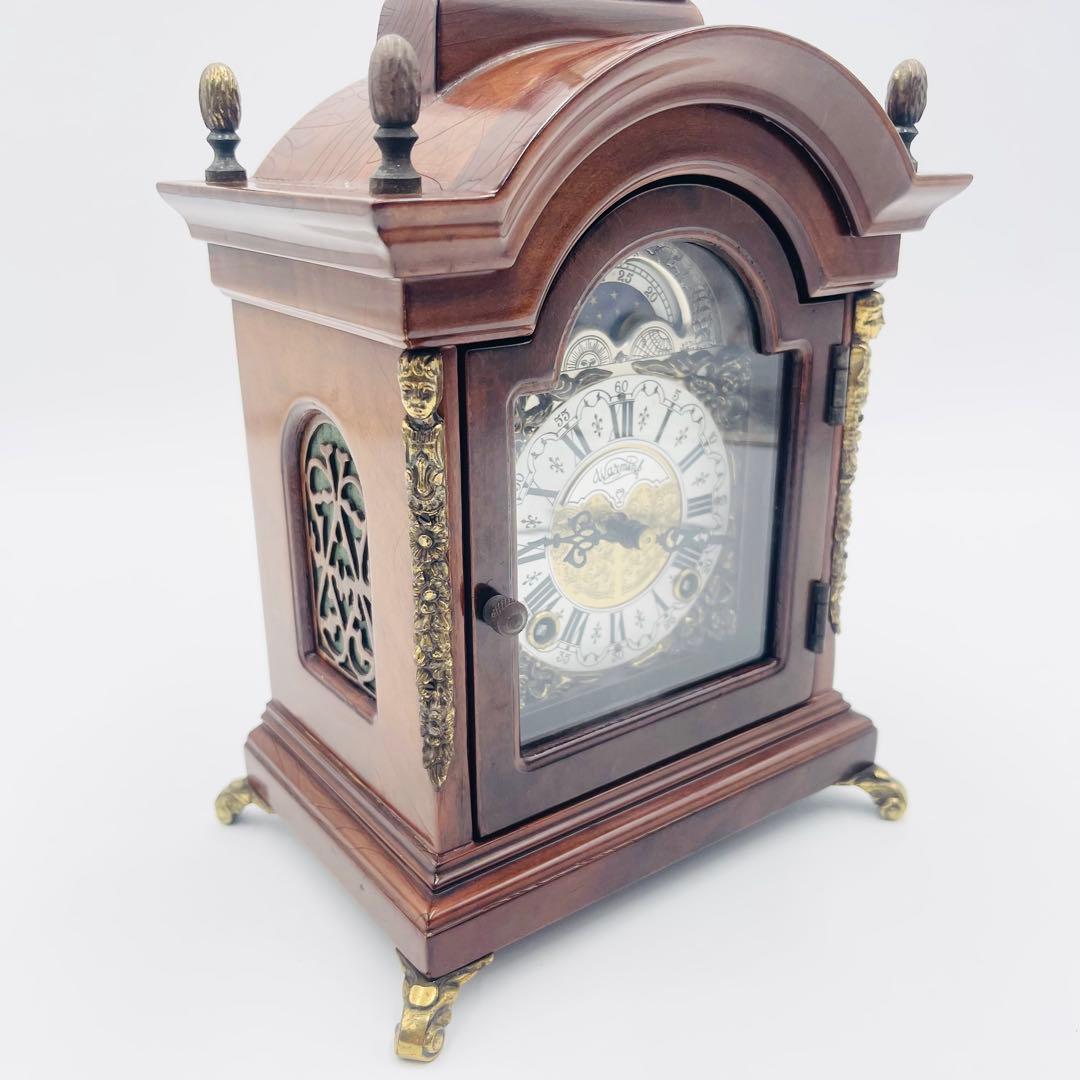 Warmink Wuba ワルミンクムーンフェイズ ゼンマイ 置き時計