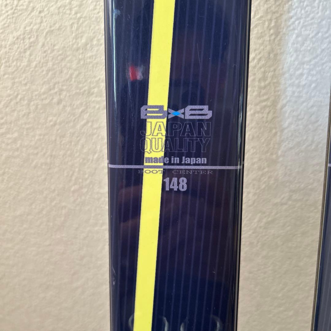 BXB スキー板 148 ジュニア用 ストック付き