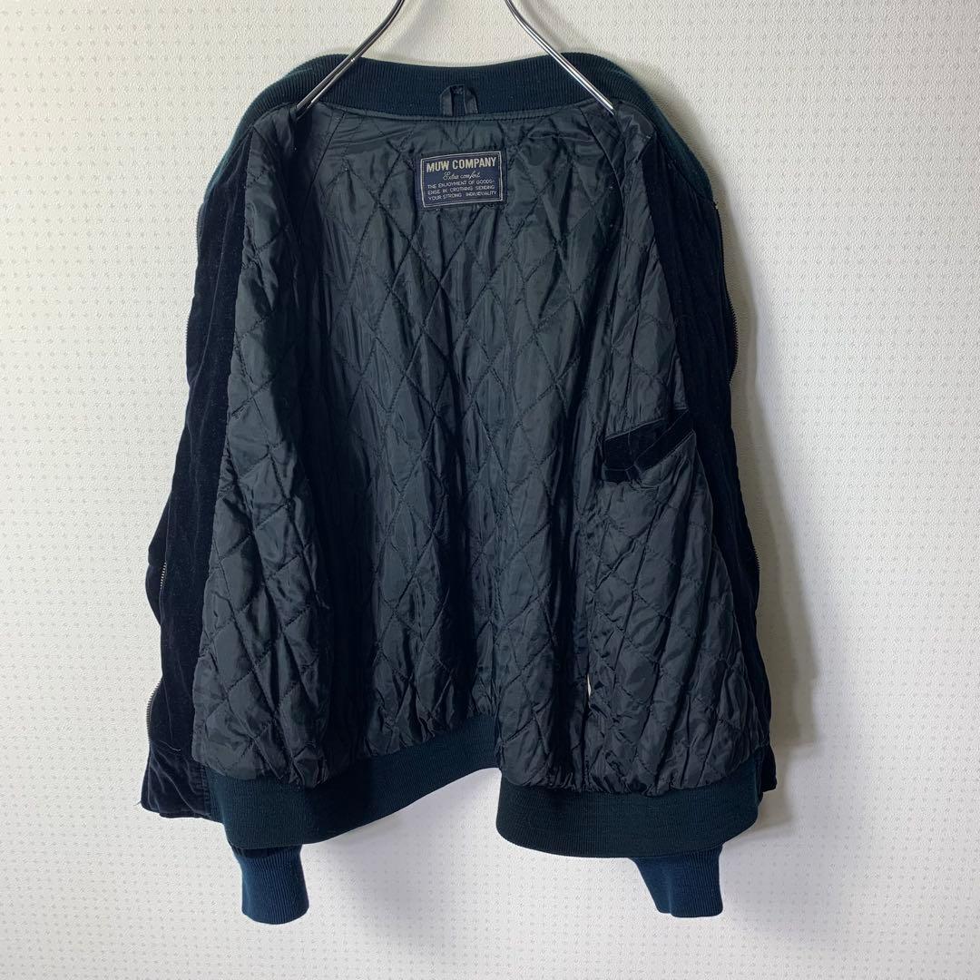 vintage 別珍スカジャン スーベニアジャケット ドラゴン ダークネイビー