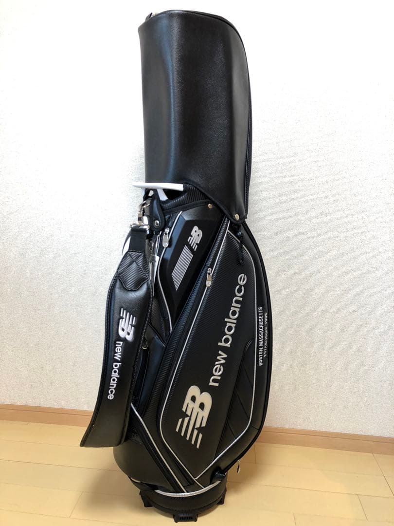 【新品】new balance golf キャディバッグ　ブラック　9型