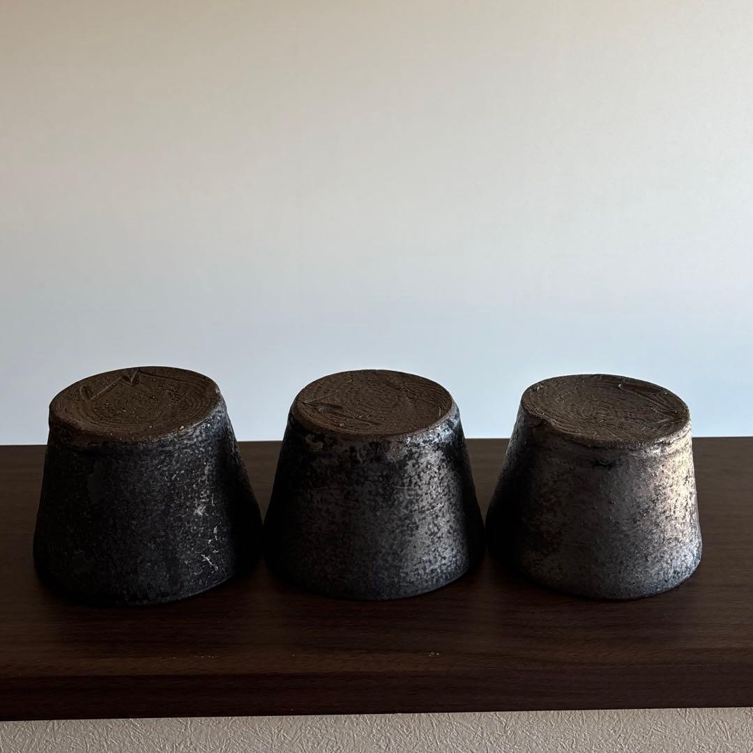 ◻️遠藤素子さん◻️大きめの蕎麦猪口 3点