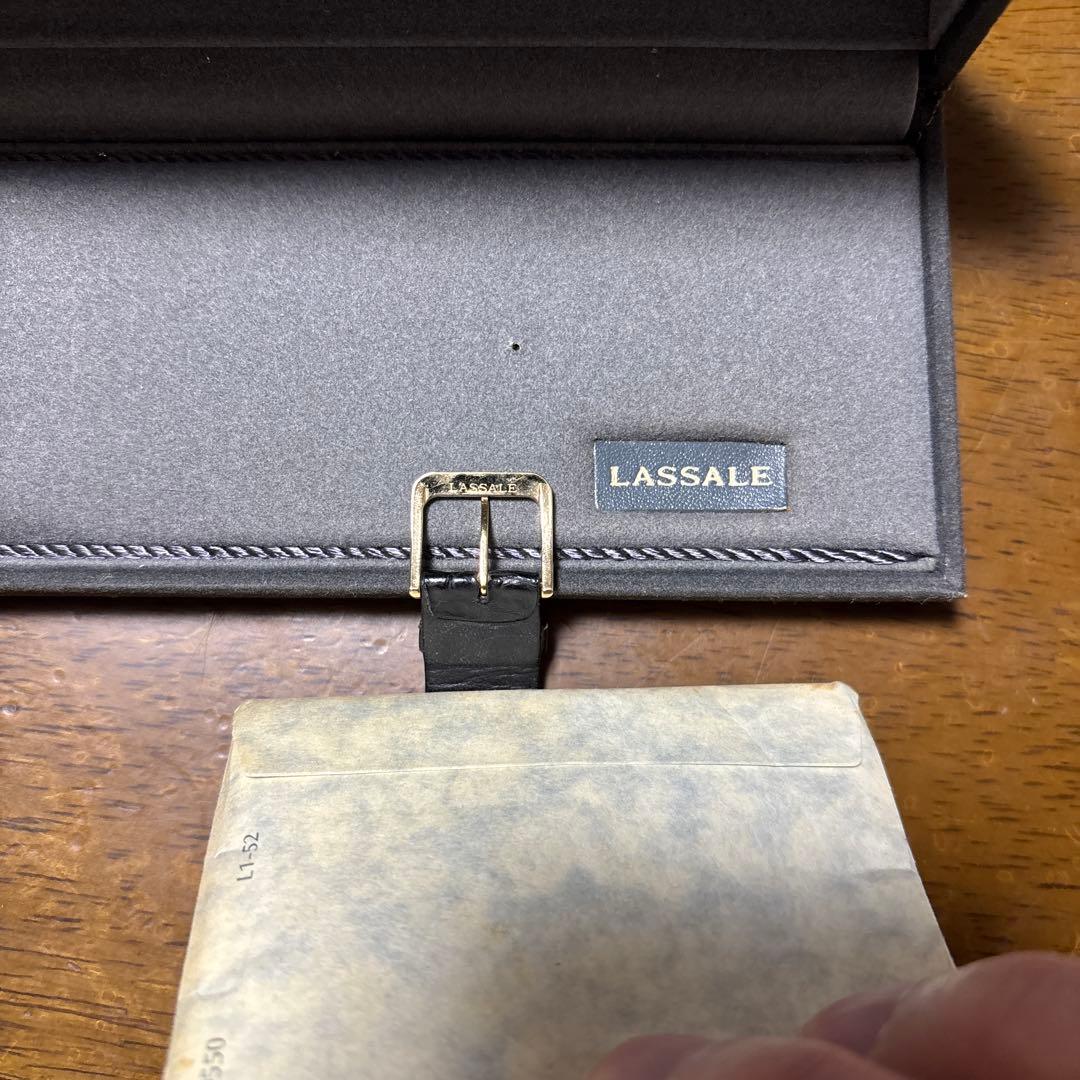 電池交換済み SEIKO LASSALE クォーツ時計