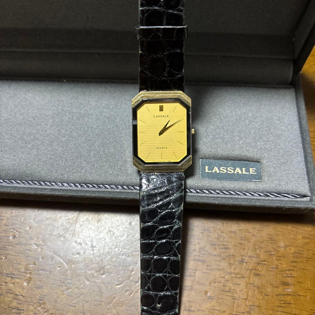 電池交換済み SEIKO LASSALE クォーツ時計