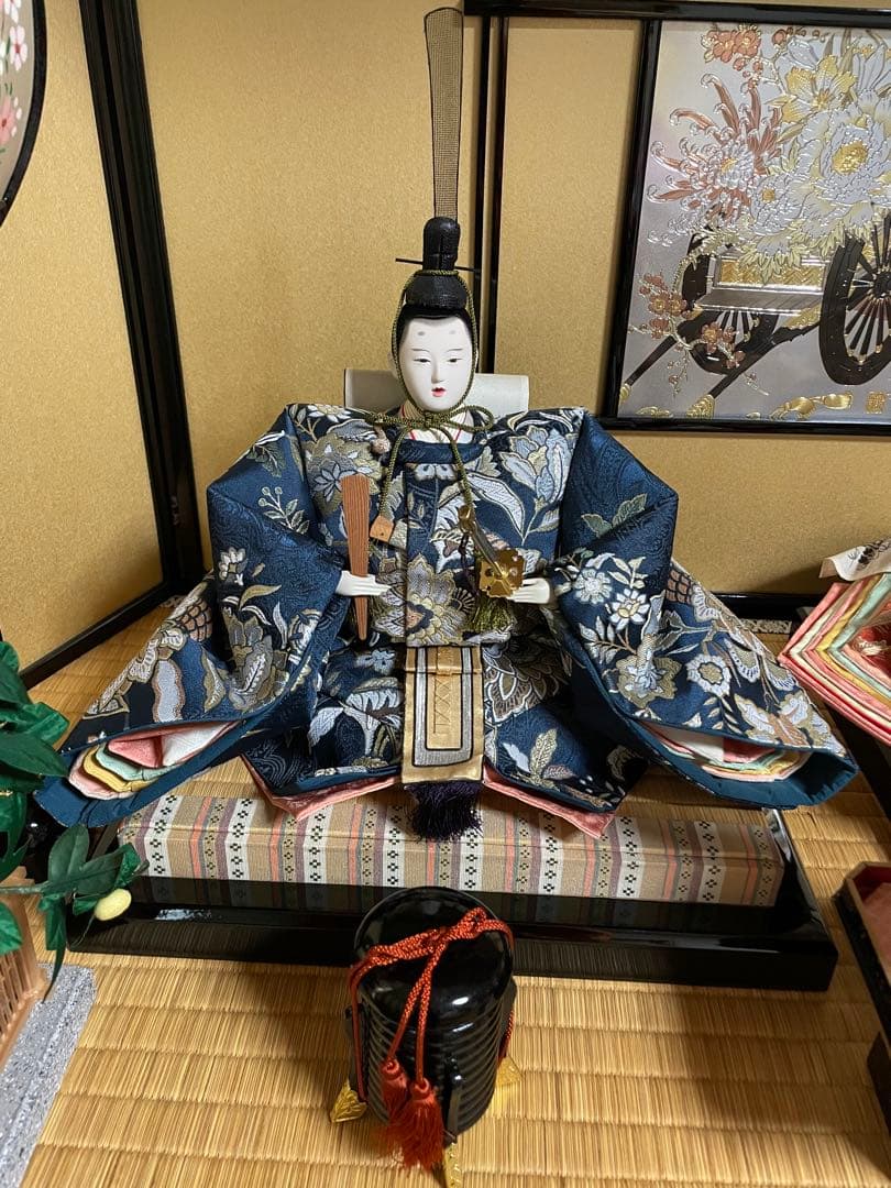 豪華なひな人形　親王飾り　②京都西陣 お雛様 雛人形フルセット　サイズ大