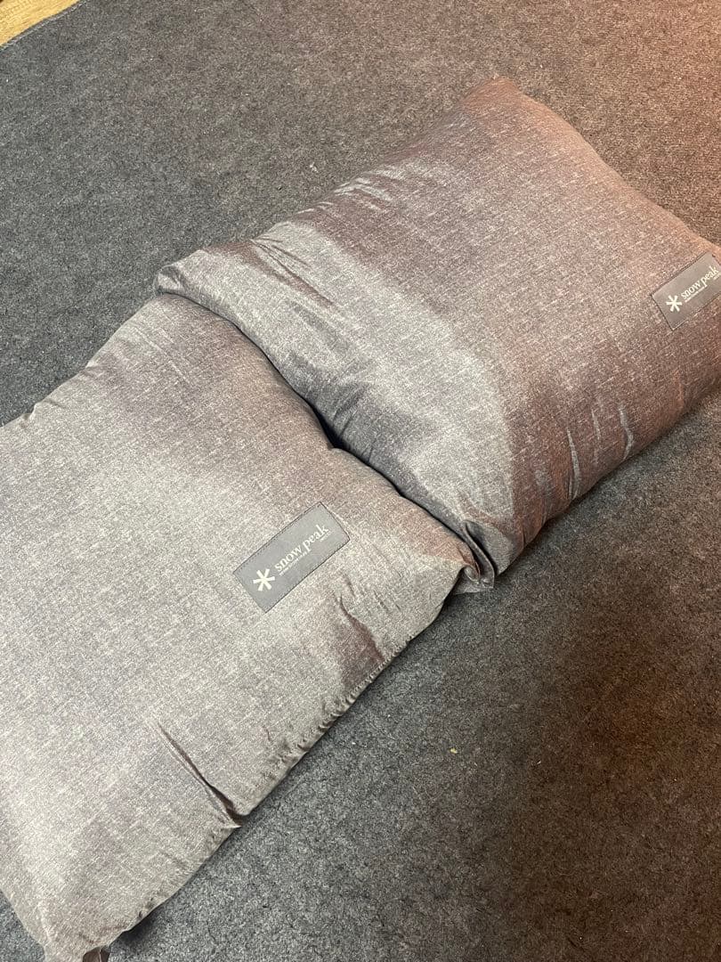 ( peak スノーピーク)ダークグレー SSシングル寝袋・2個セット