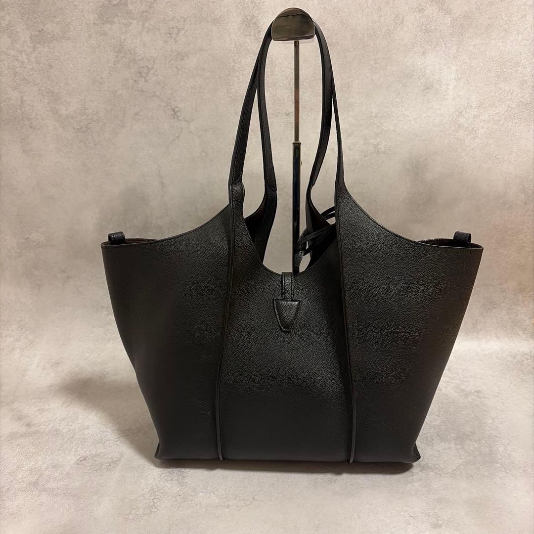 【極美品】トッズ Tタイムレス スモール ショッピングバッグ 黒 付属品完備