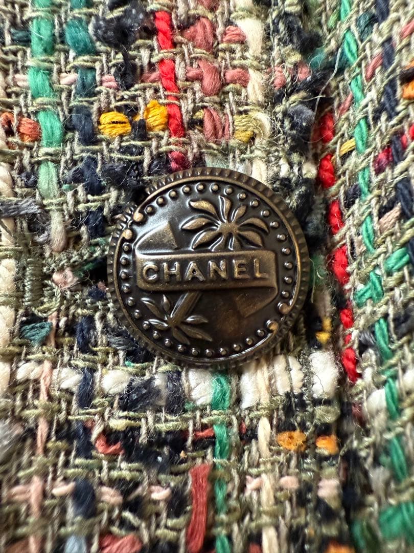 CHANEL ツイードオールインワン 36