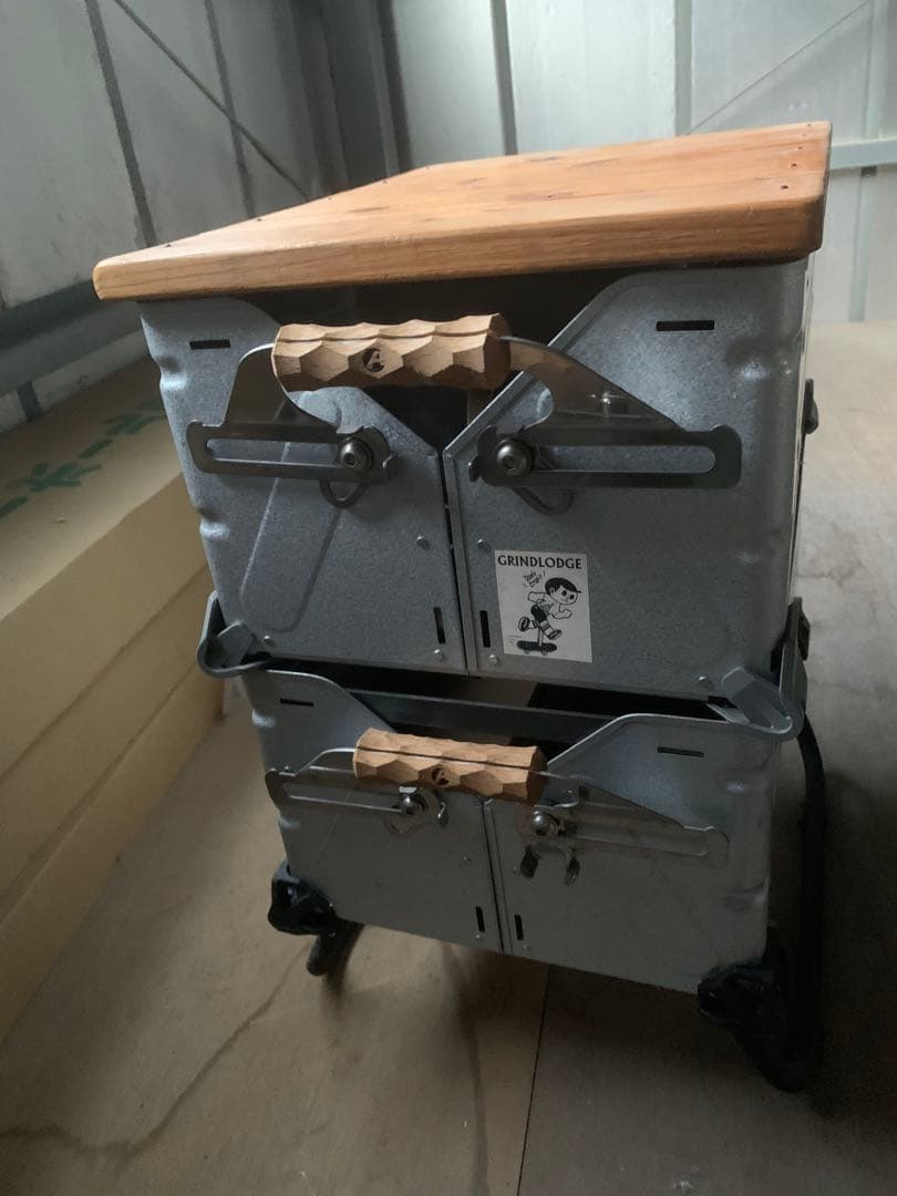 シェルコン25 カスタム　アシモクラフトグリップ　シェルフコンテナ25