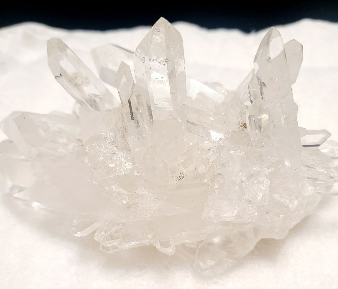 レア　水晶クラスター　ブラジルミナスジェライス州産　水晶クラスター　488g