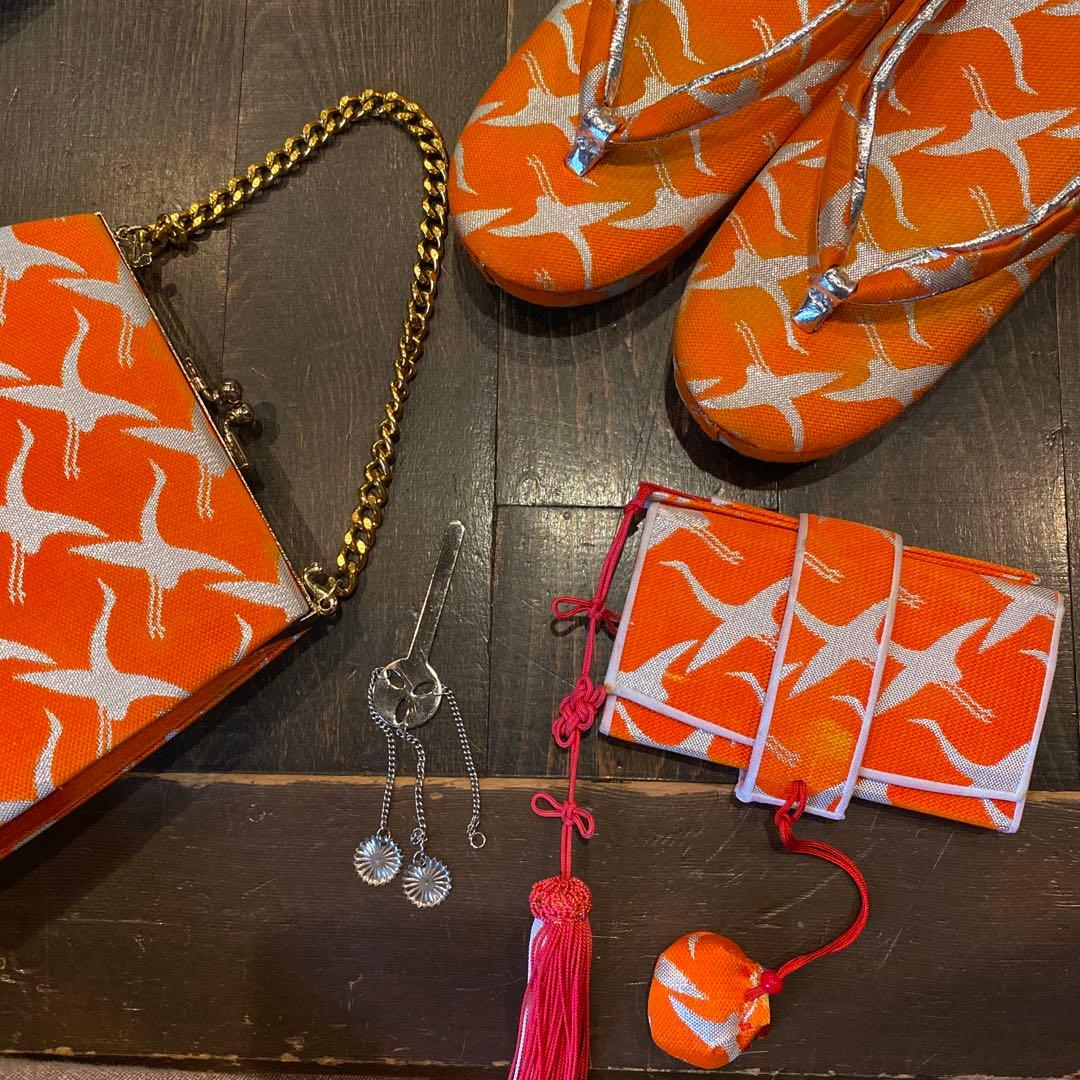 アンティーク 七五三 七歳 大きめ 大正ロマン 着物 帯 小物一式 フルセット