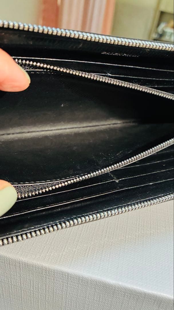 【美品！保証書付】BALENCIAGA コンチネンタル　長財布 メンズ