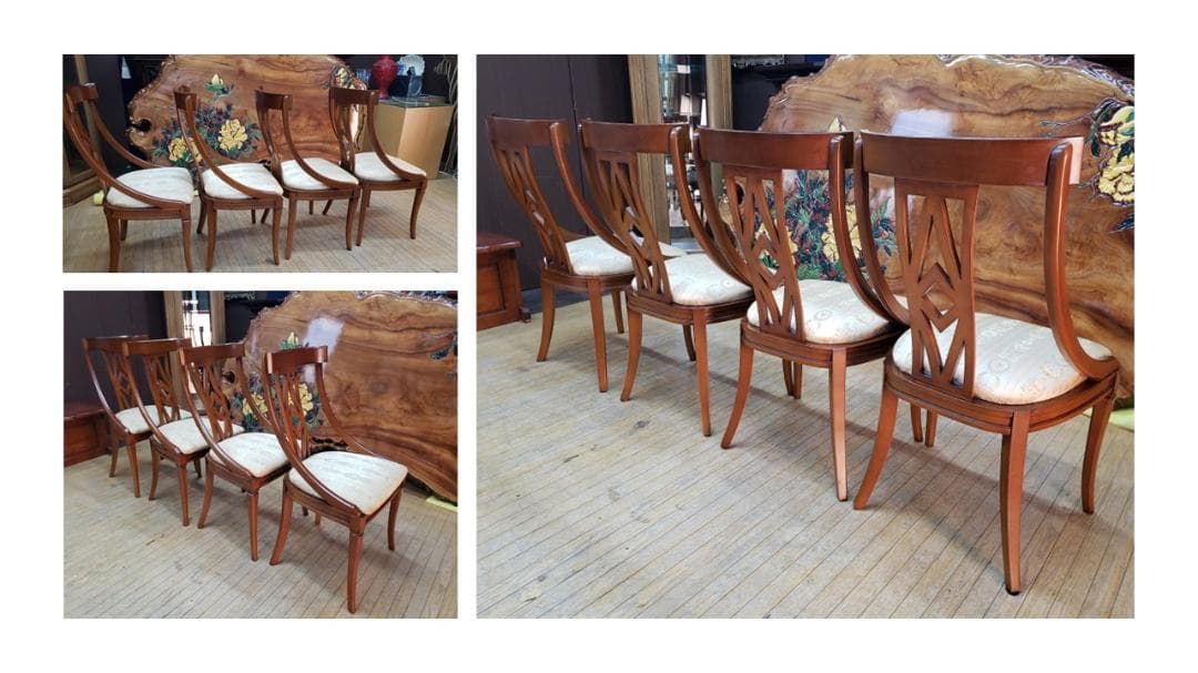 b6 ネオクラシカル様式　ダイニングチェア　4脚セット