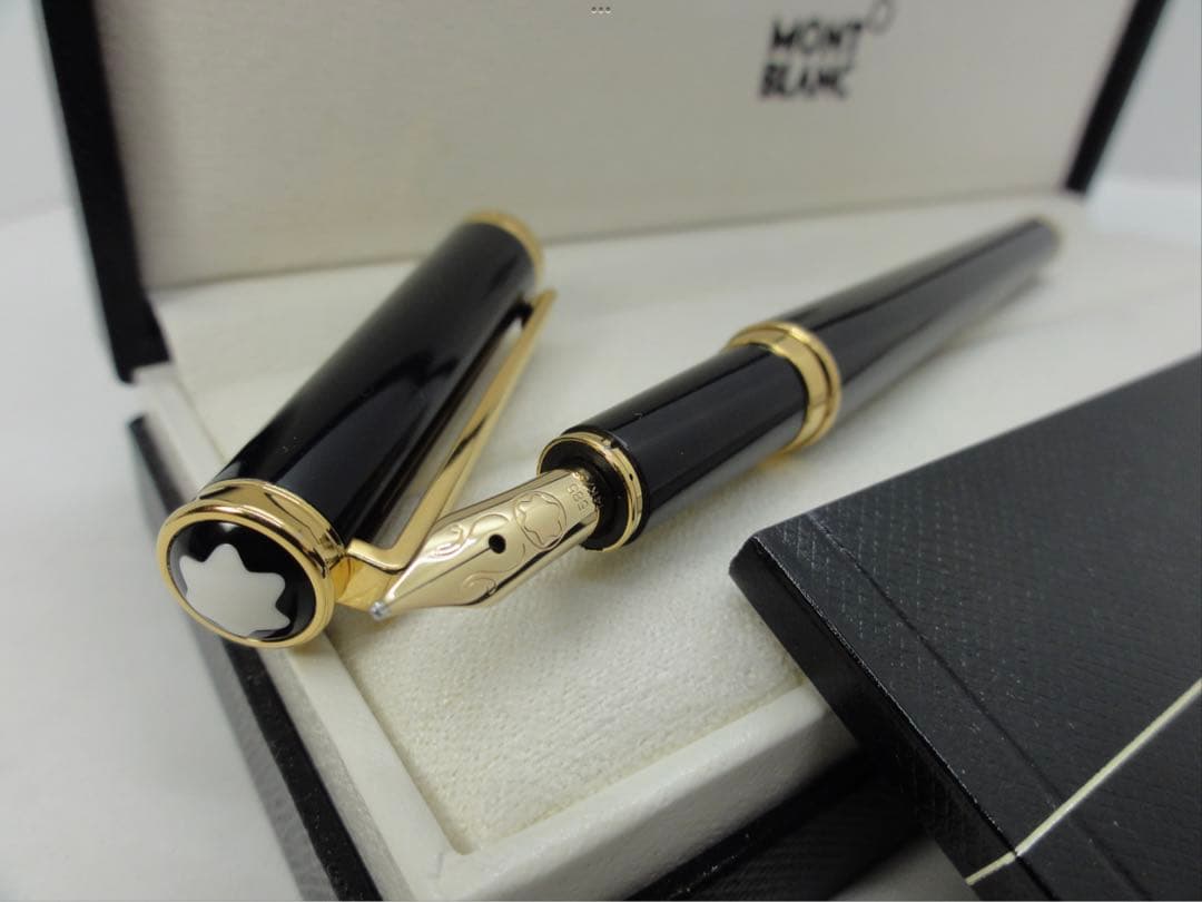 モンブラン　★未使用に近いオブリュージユNo15130金装飾美しいペン先彫金逸品