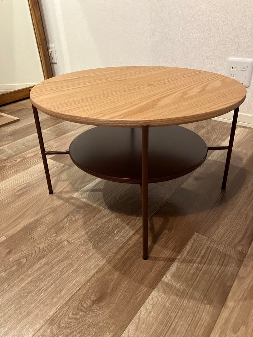 unico HOYESホイス　ローテーブル 組立て不要