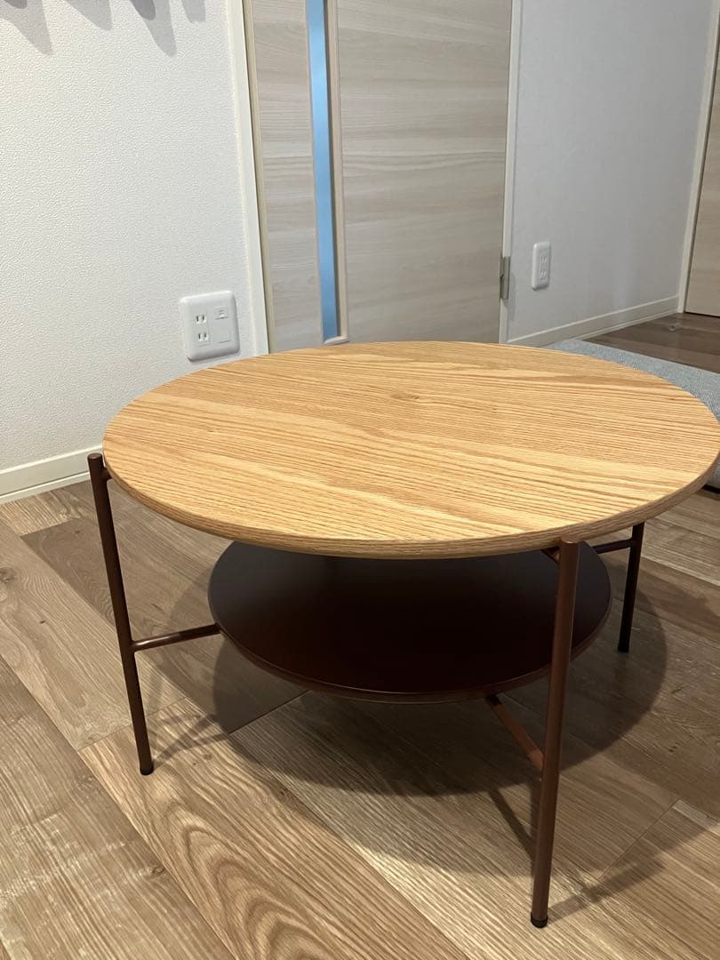 unico HOYESホイス　ローテーブル 組立て不要