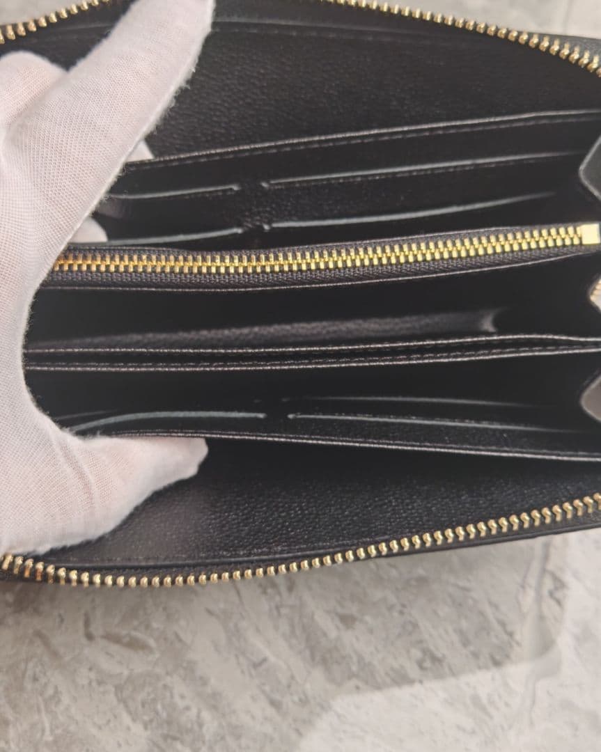 LOUIS VUITTON ジッピーウォレット モノグラムアンプラント 長財布