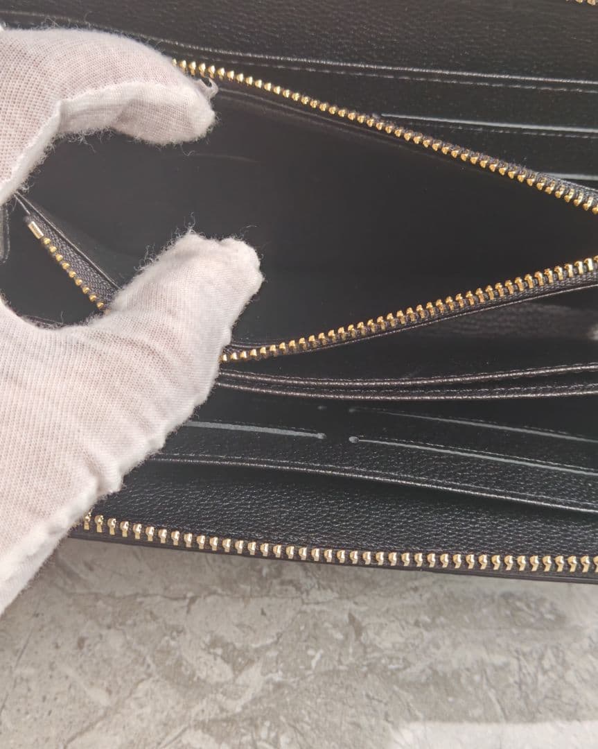 LOUIS VUITTON ジッピーウォレット モノグラムアンプラント 長財布